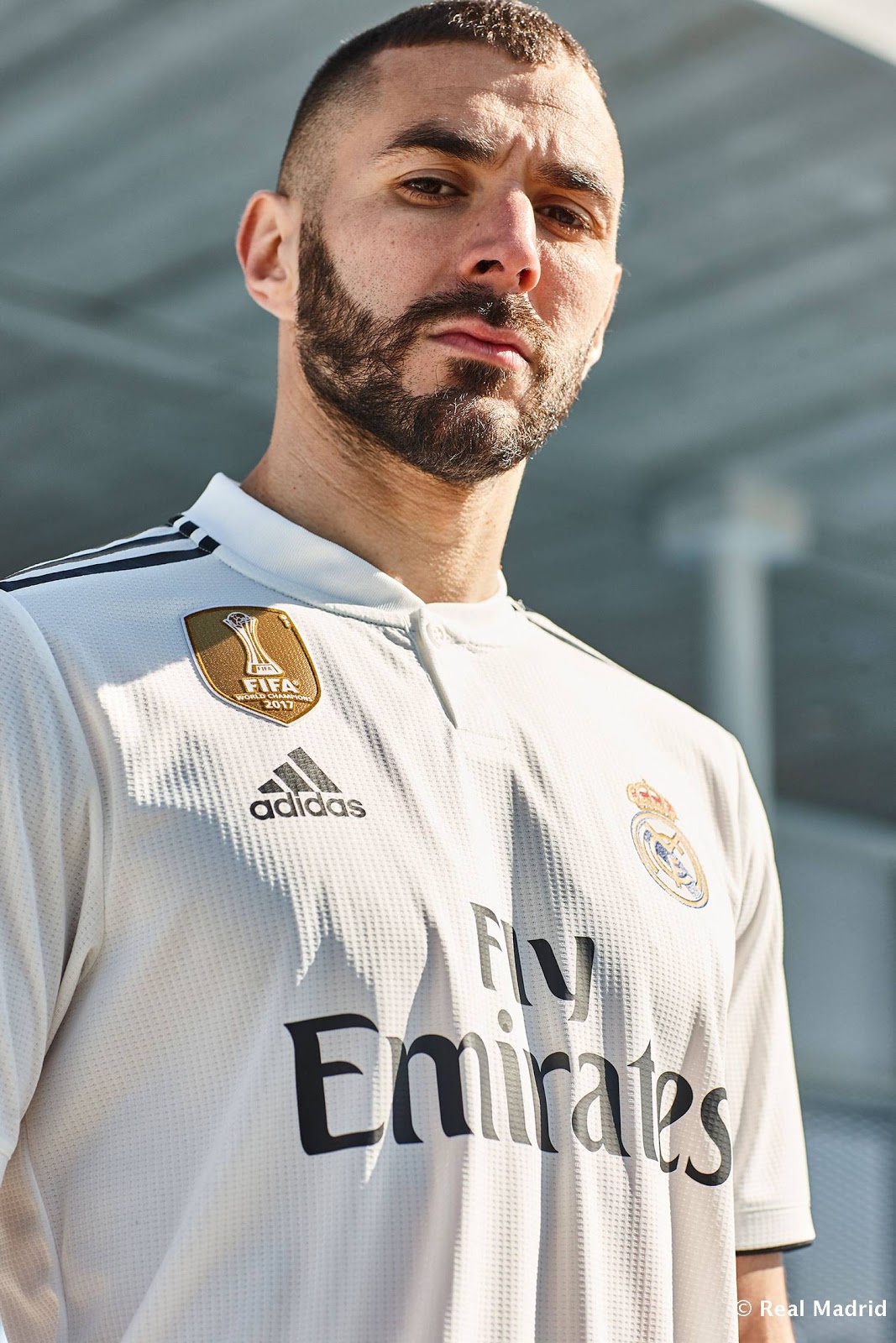 Real madrid home kit top 2019